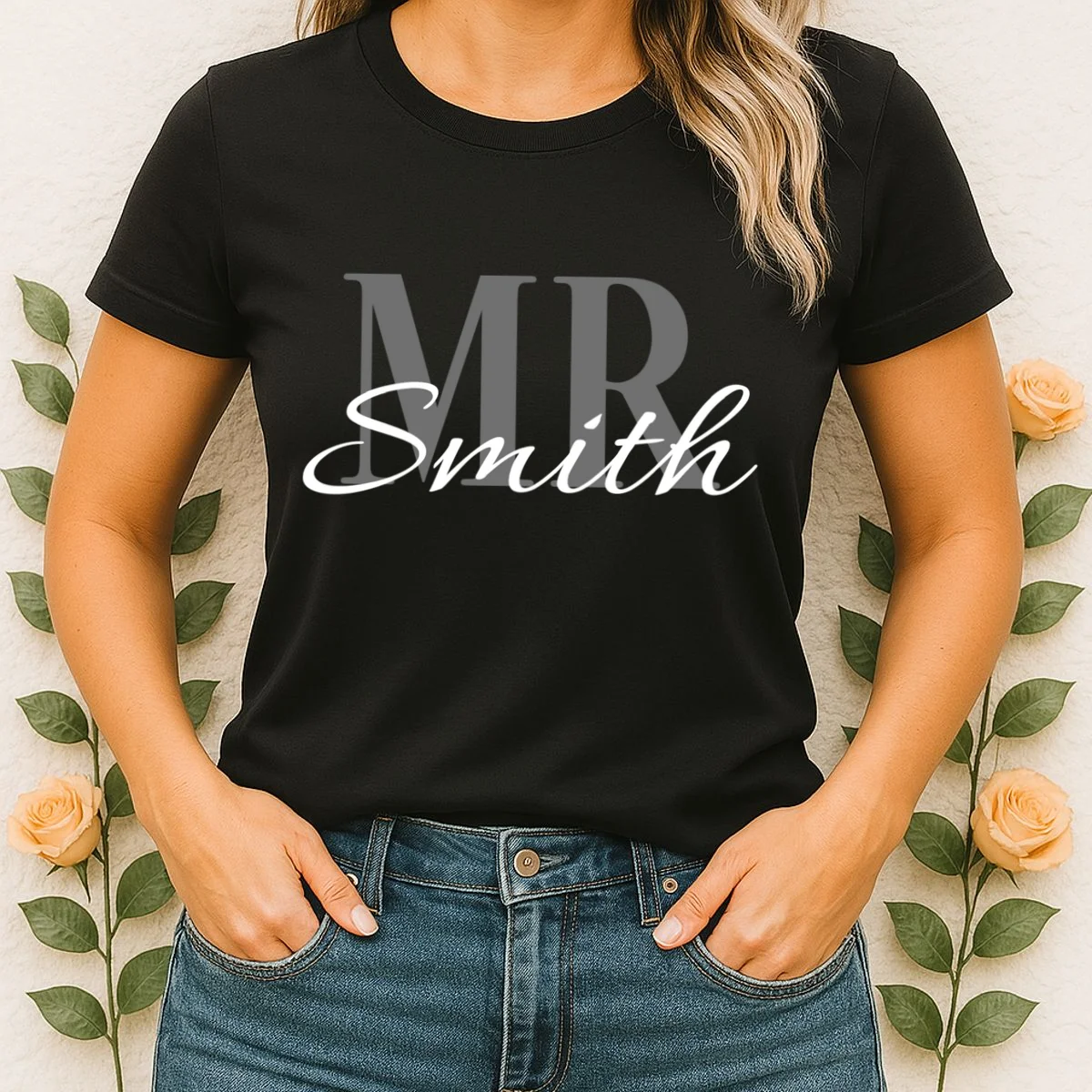 MR. Custom Name Customizable Women's T-Shirt - Front 1