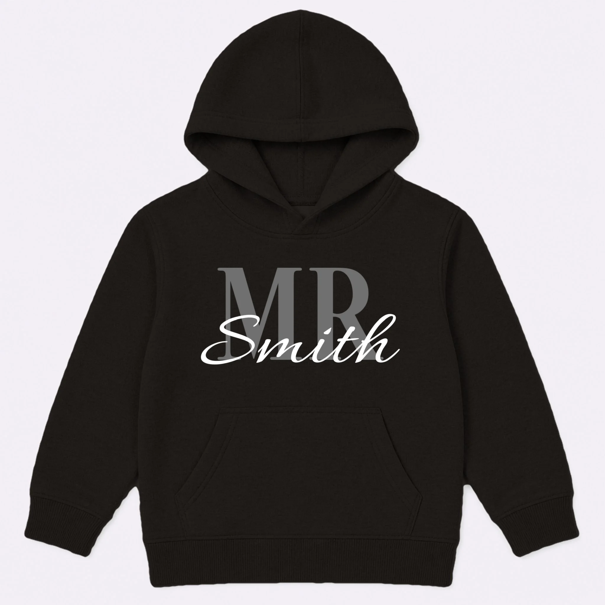 MR. Custom Name Customizable Kids Hoodie - Front