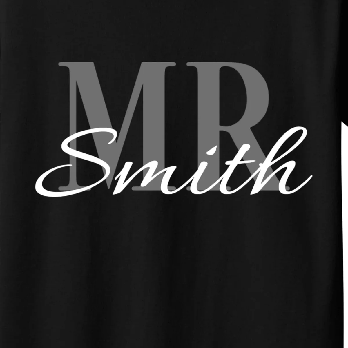 MR. Custom Name Customizable Kids T-Shirt - Front - Close-up