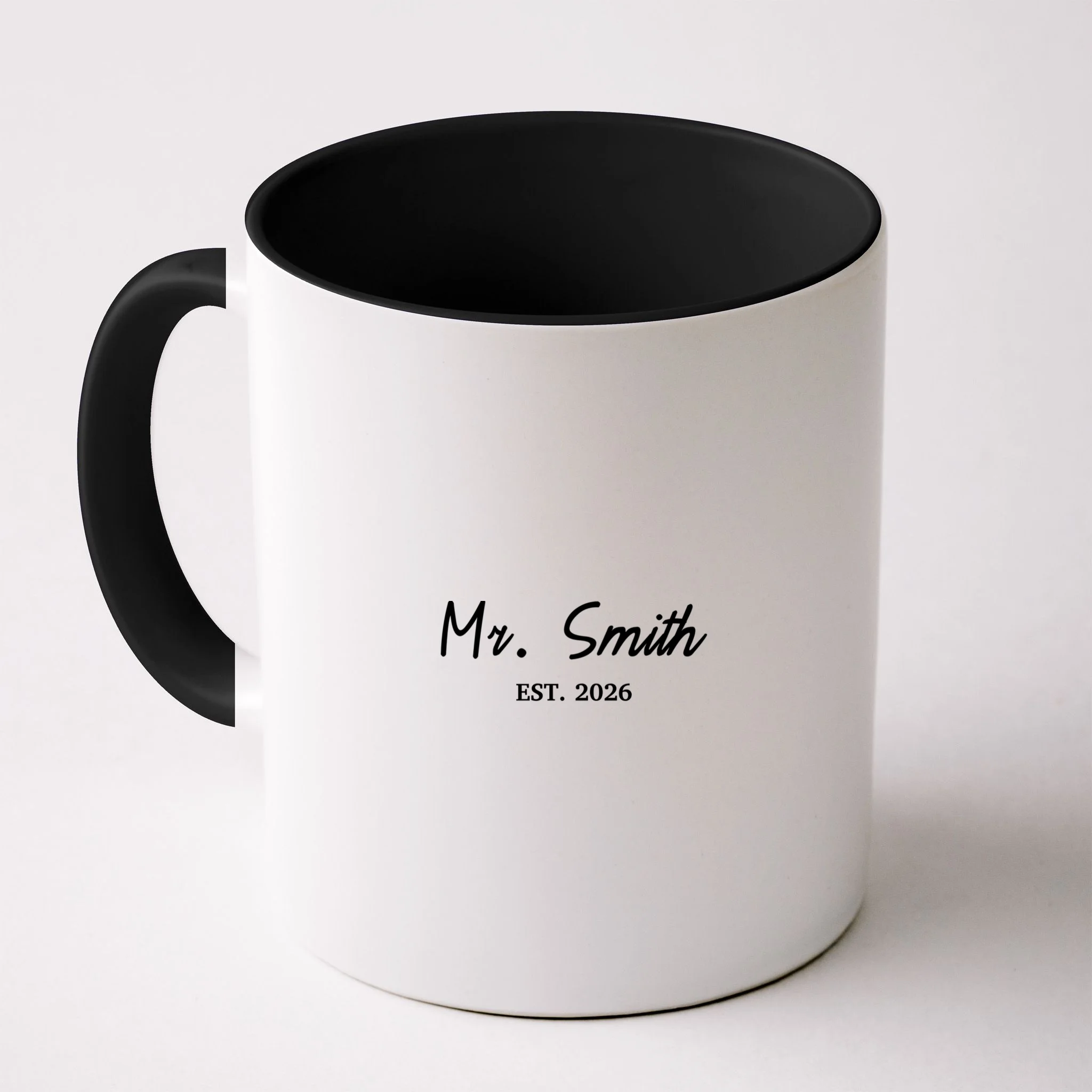 Mrs Custom Text Mug - Front