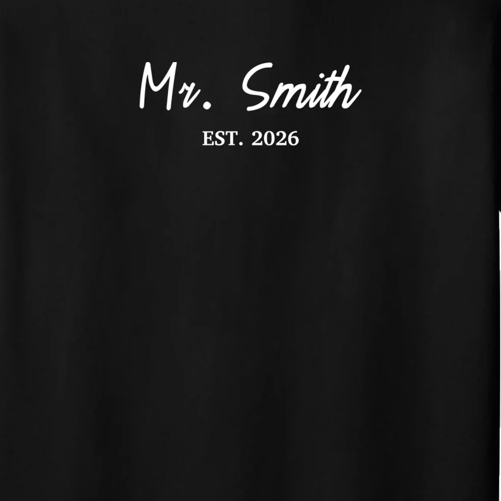 Mrs Custom Text Men's Pajamas - Front - Close-up