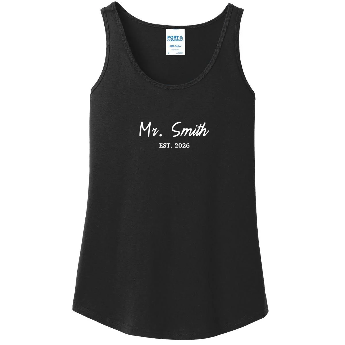 Mrs Custom Text Women's Tank Top - Front
