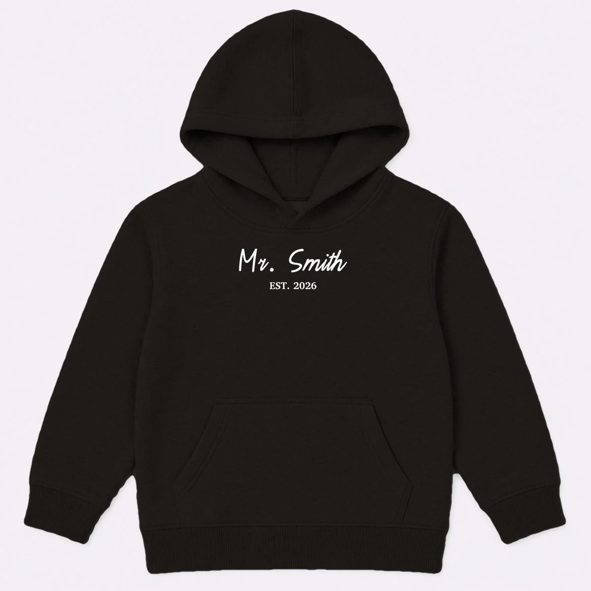 Mrs Custom Text Kids Hoodie - Front