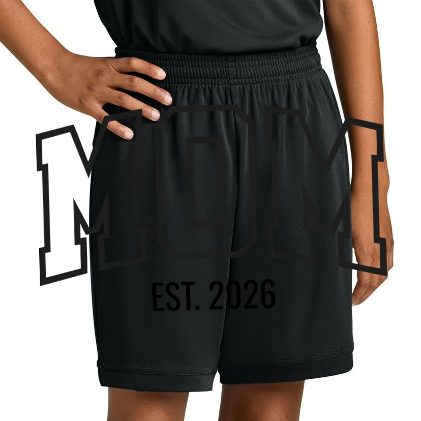 MOM Custom Year New Mom Gift Kids Shorts - Front 1