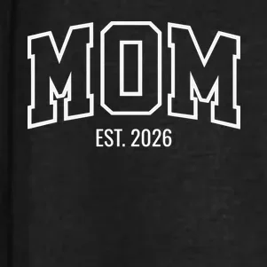 MOM Custom Year New Mom Gift Women's Pullover Hoodie - Front - Close-up