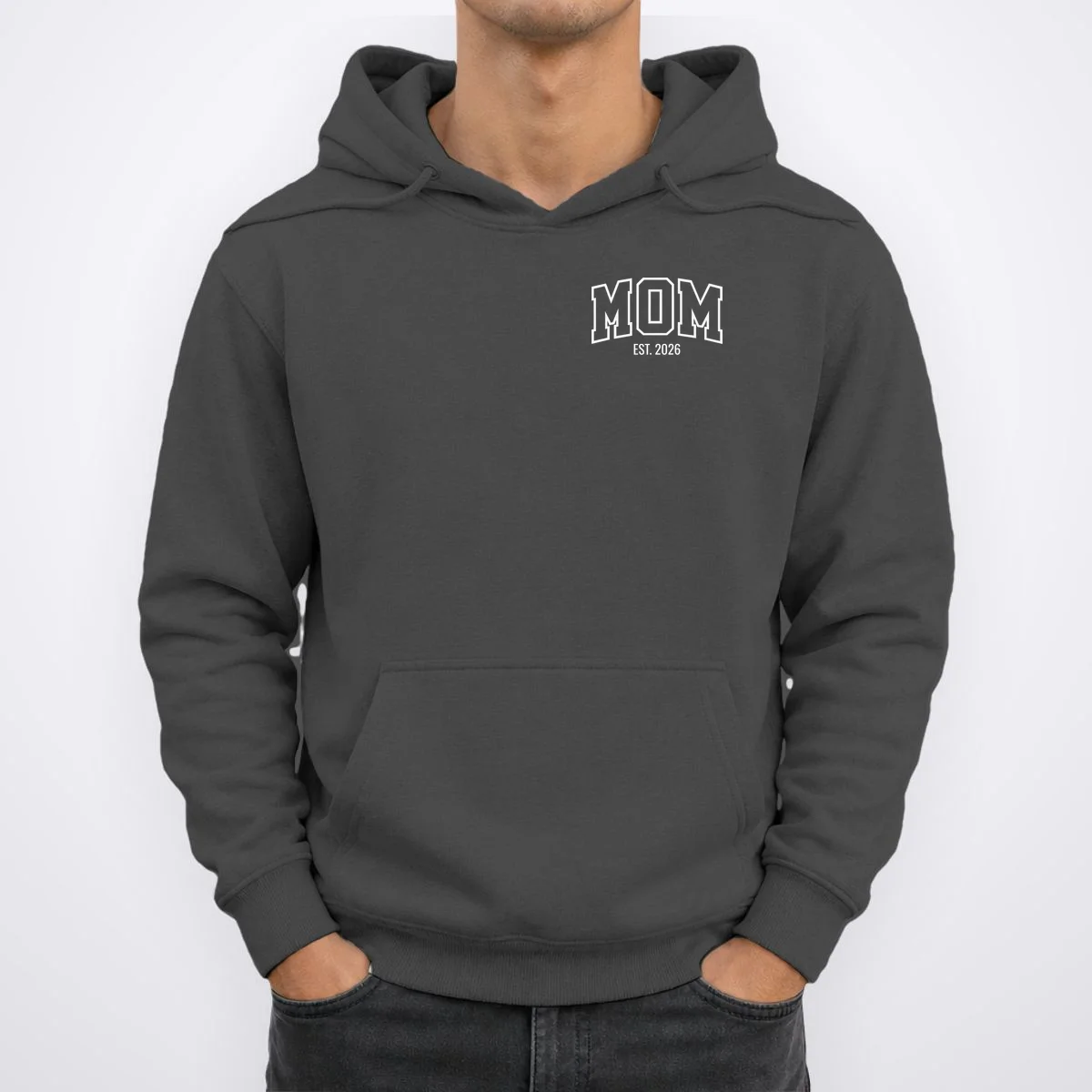 MOM Custom Year New Mom Gift Hoodie - Front 1