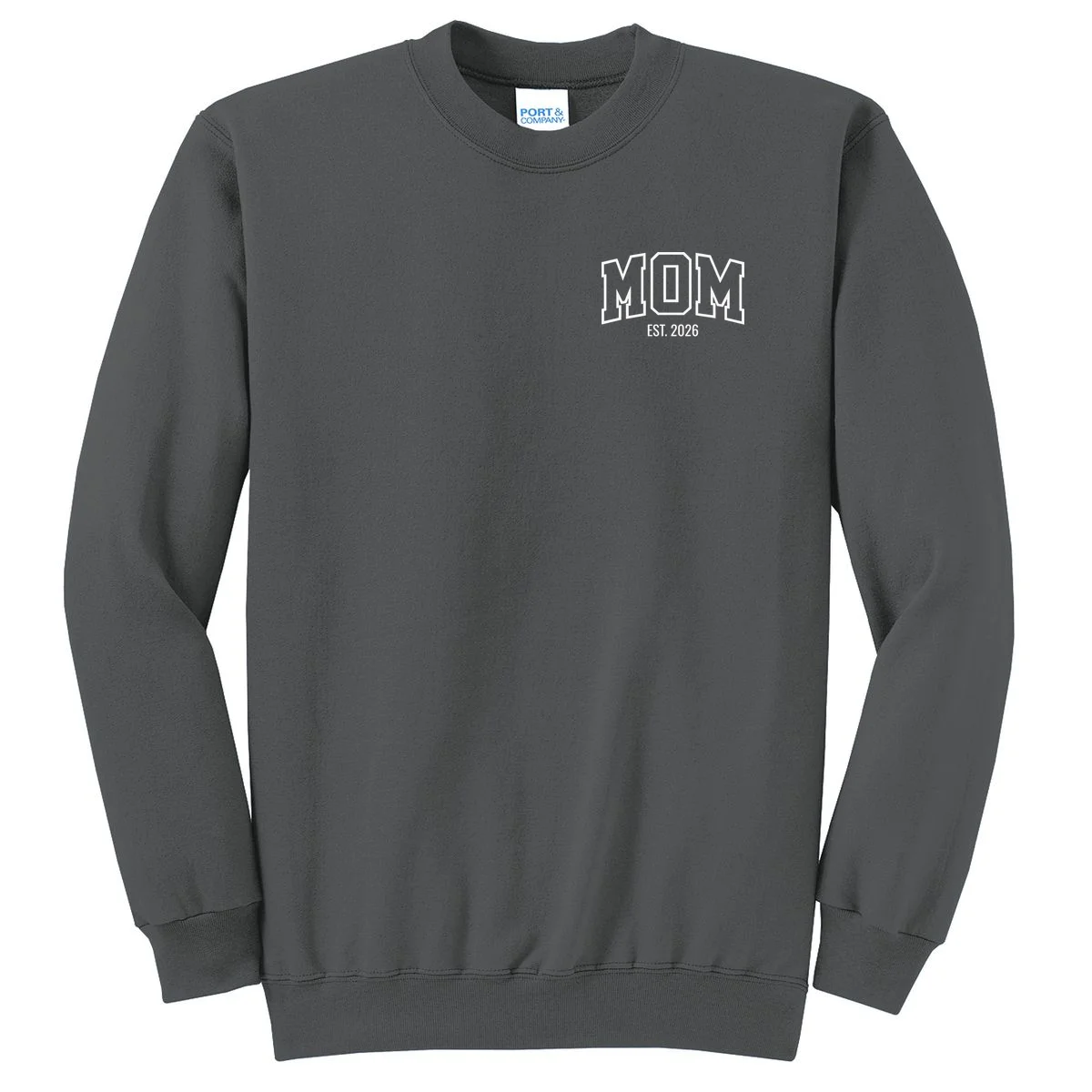 MOM Custom Year New Mom Gift Men's Sweatshirt - Front