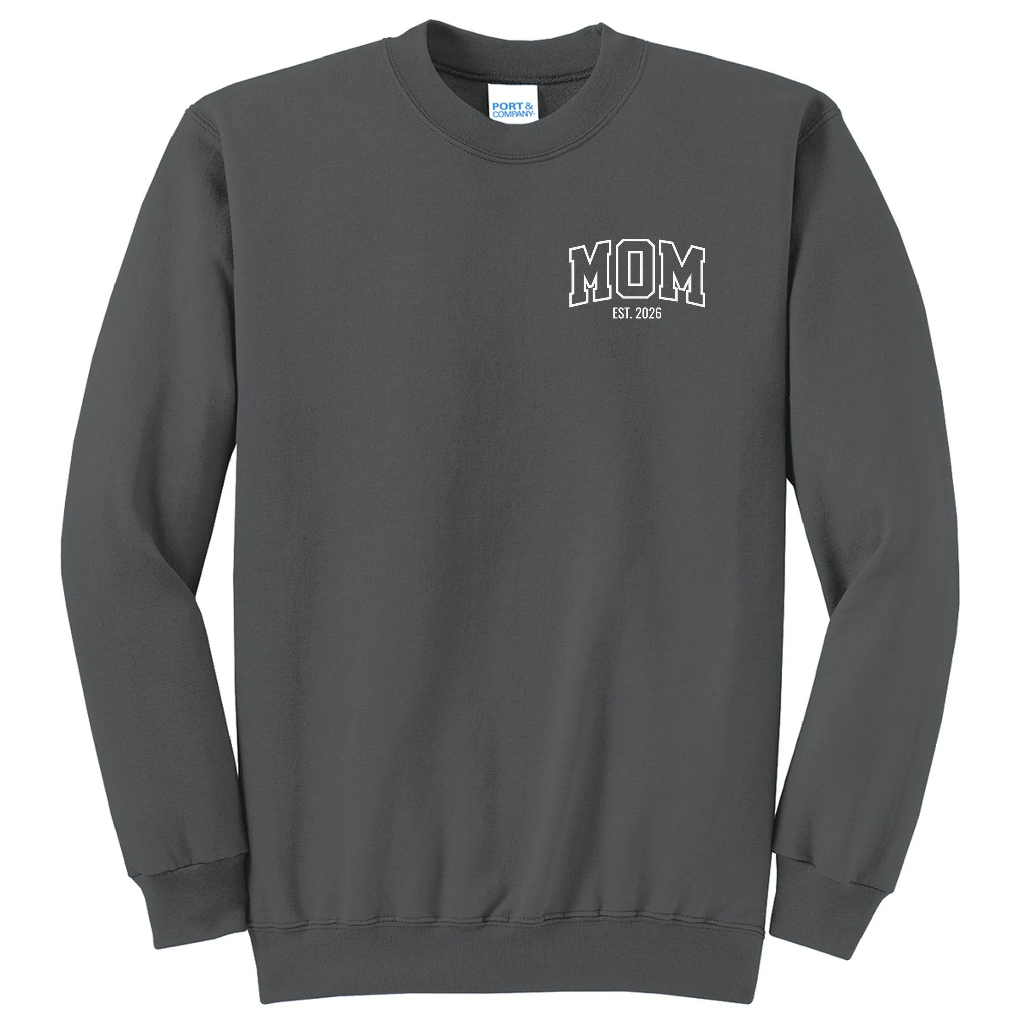 MOM Custom Year New Mom Gift Men's Sweatshirt - Front