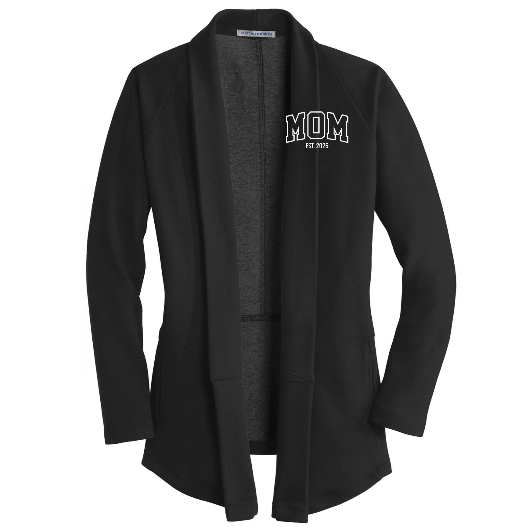 MOM Custom Year New Mom Gift Women's Cardigan - Front