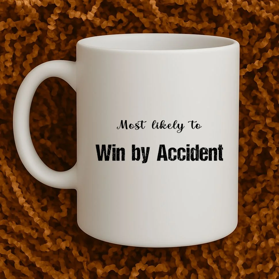 Most Likely To Bowling – Humorous Sports Typography Mug - Front 1