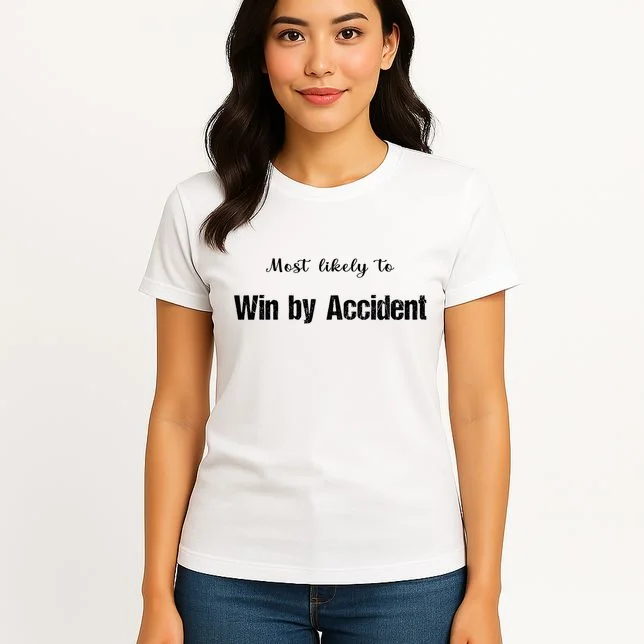 Most Likely To Bowling – Humorous Sports Typography Women's T-Shirt - Front 3