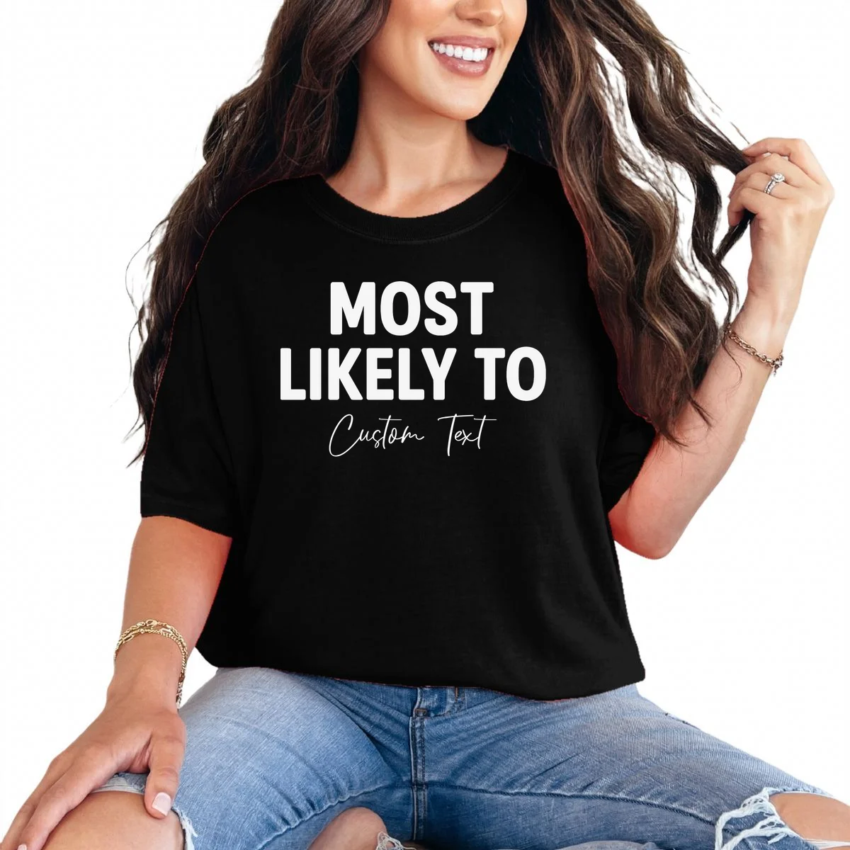 Most Likely To Personalized T-Shirt - Front