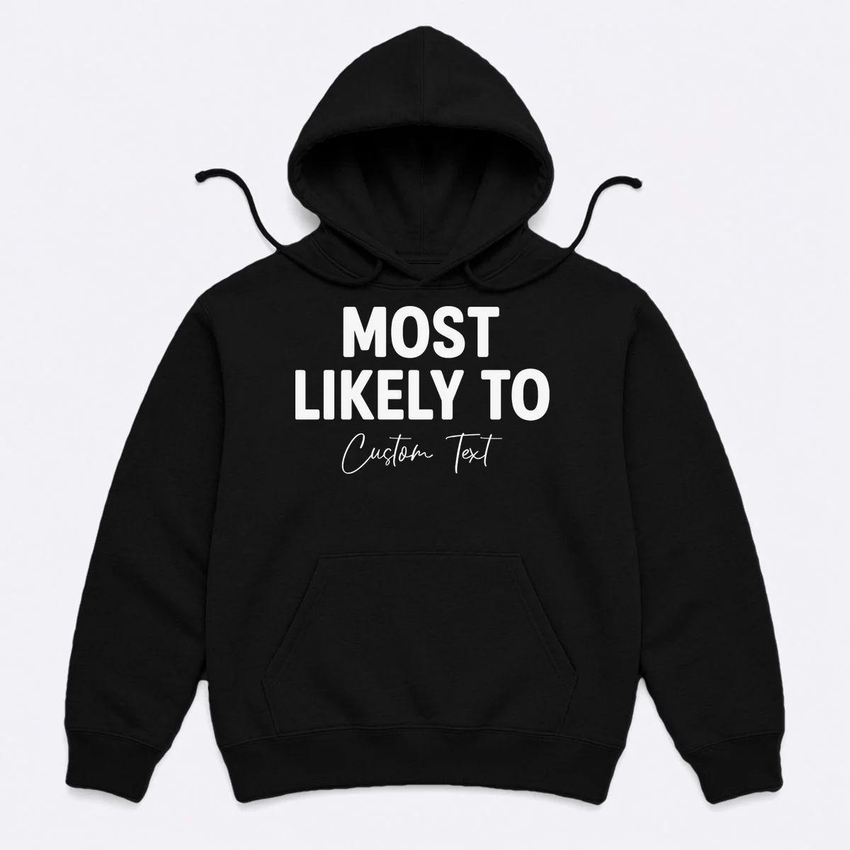 Most Likely To Personalized Men's Hoodie - Front