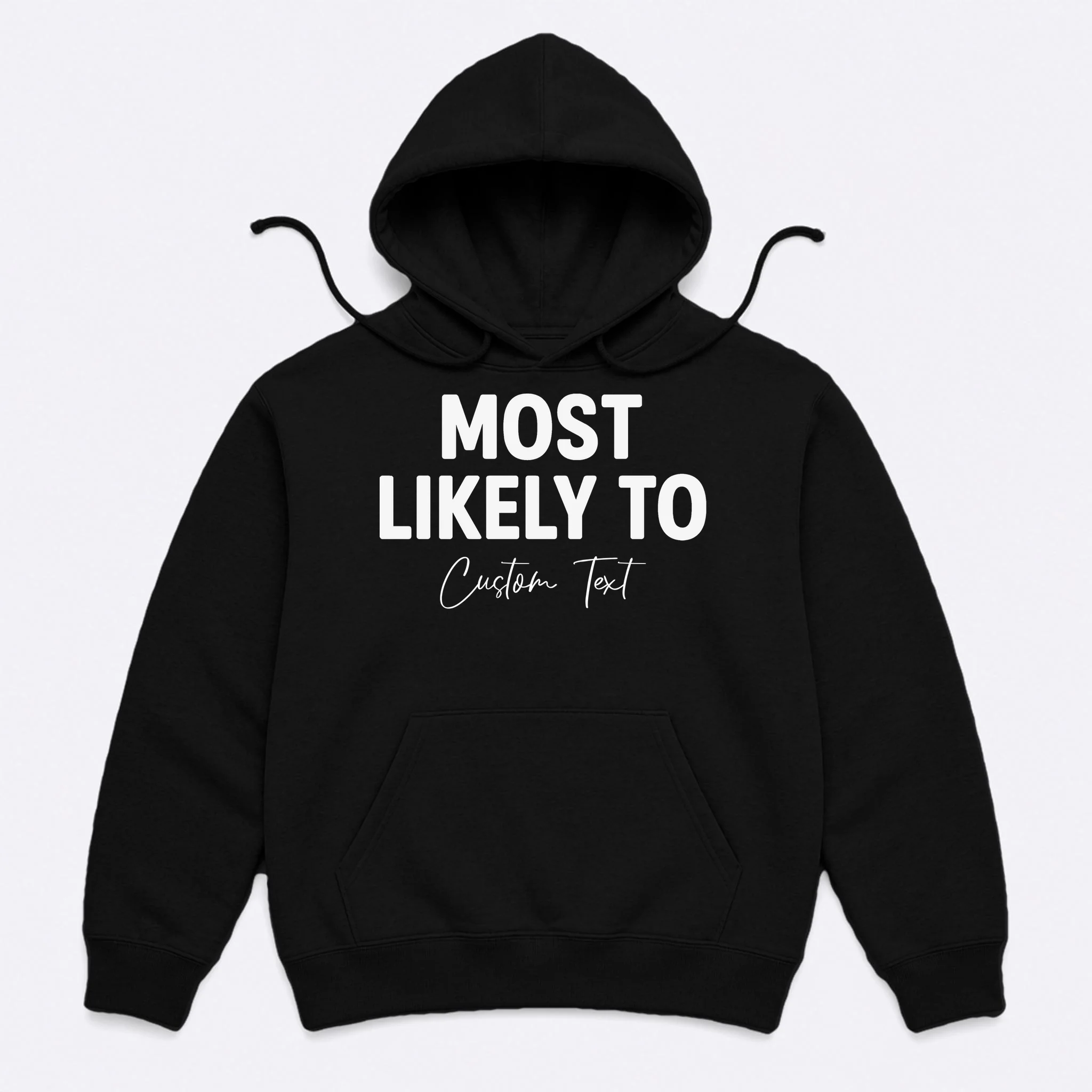 Most Likely To Personalized Men's Hoodie - Front
