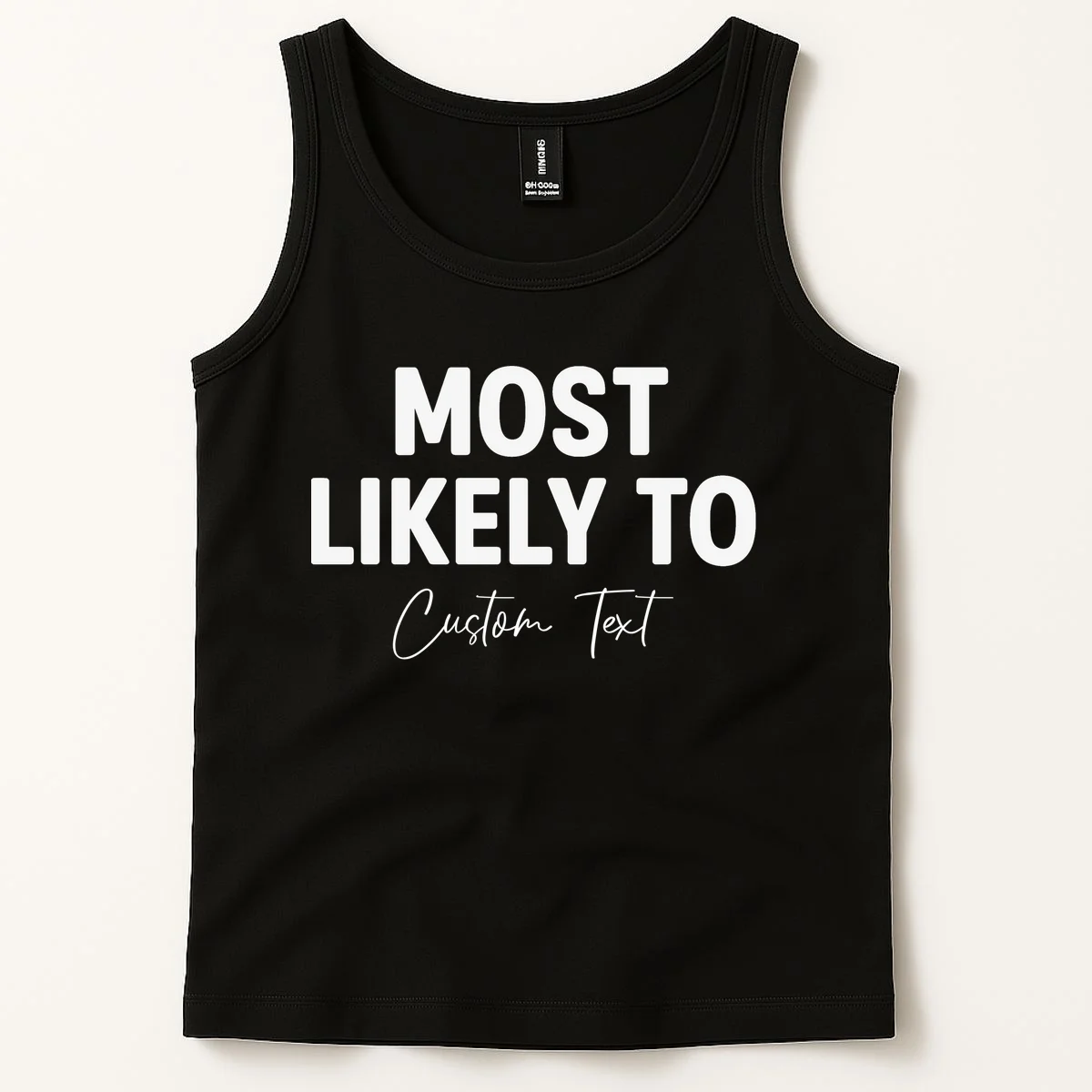 Most Likely To Personalized Tank Top - Front 1