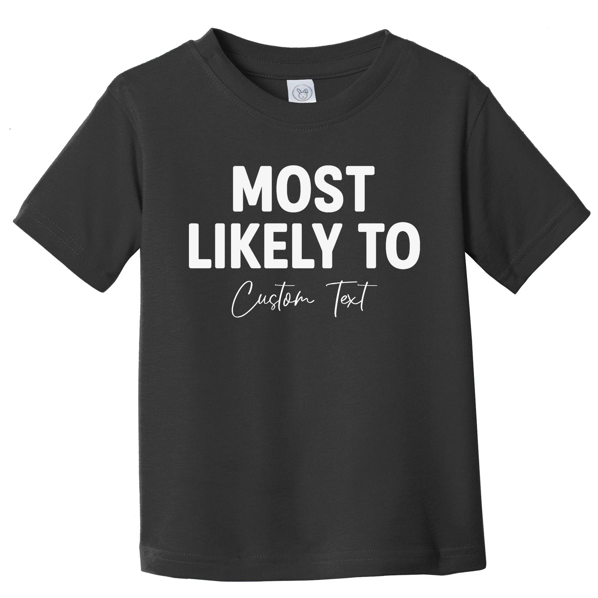 Most Likely To Personalized Toddler T-Shirt - Front