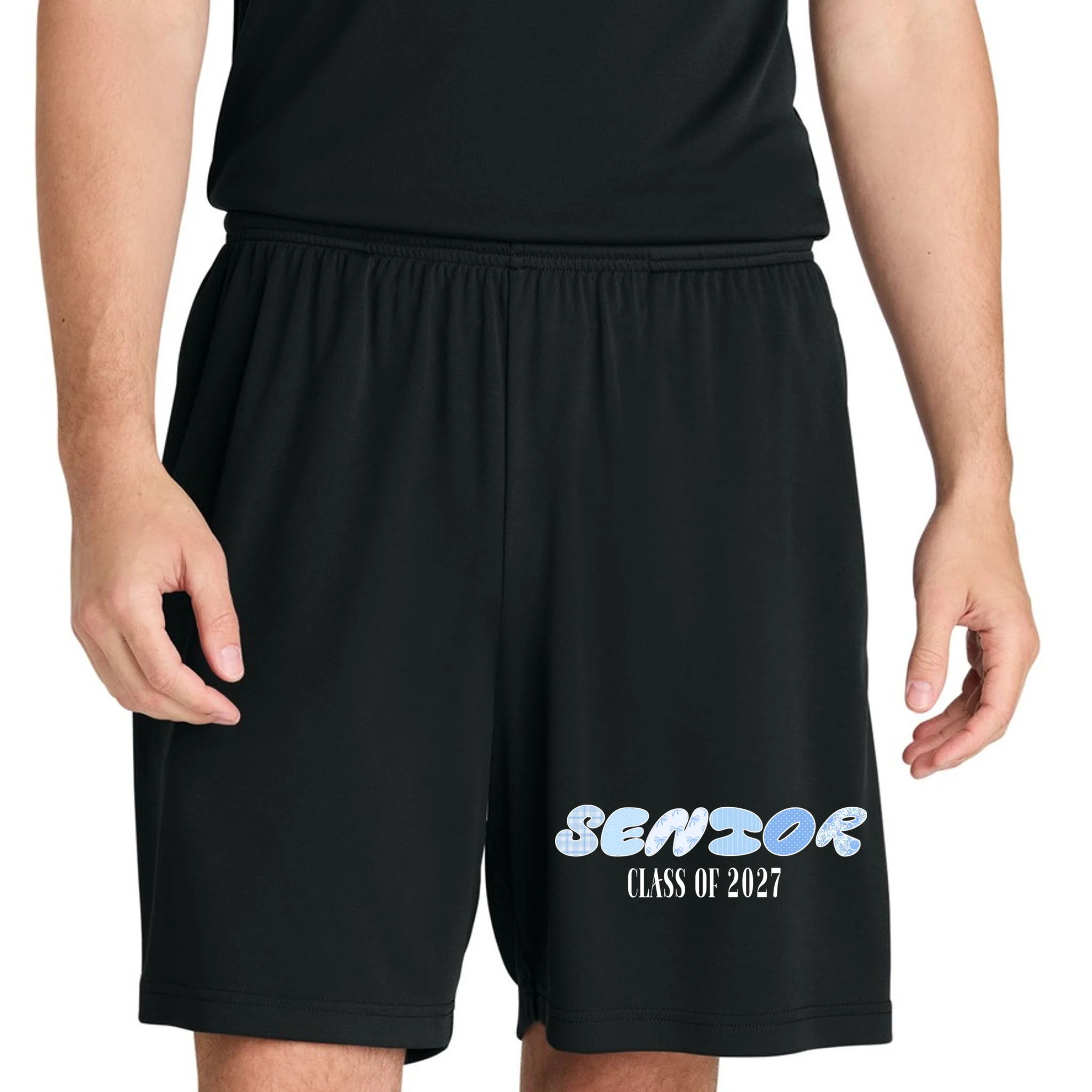 Cute Senior Class of Custom Year Men's Shorts - Front 1