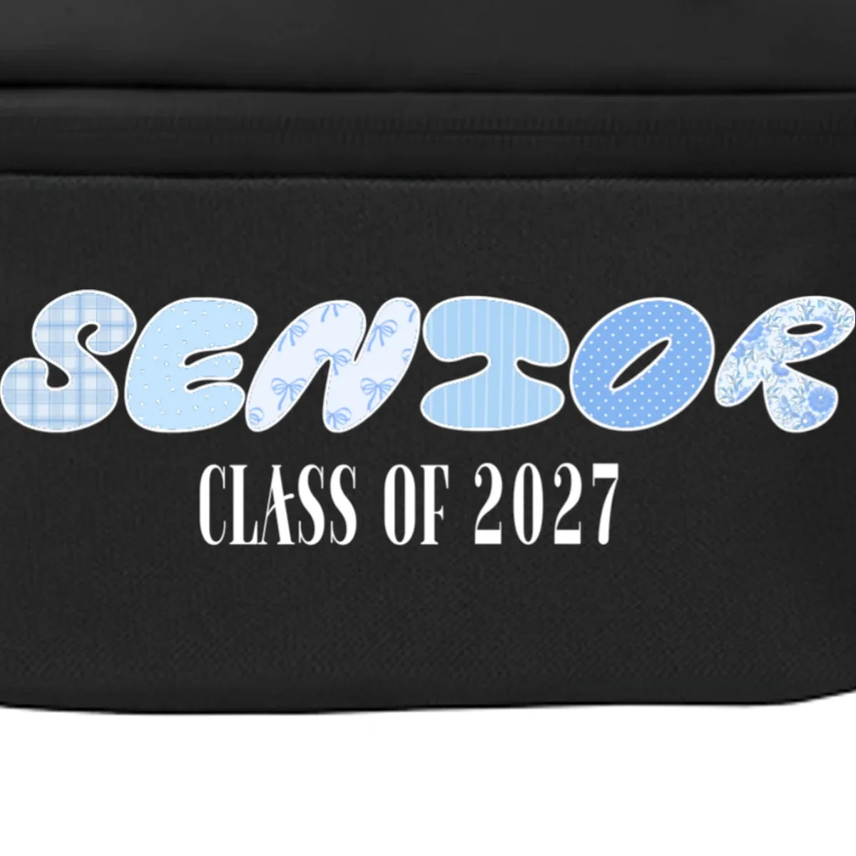 Cute Senior Class of Custom Year Crossbody - Front - Close-up