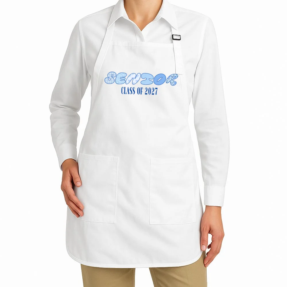 Cute Senior Class of Custom Year Apron - Front 1