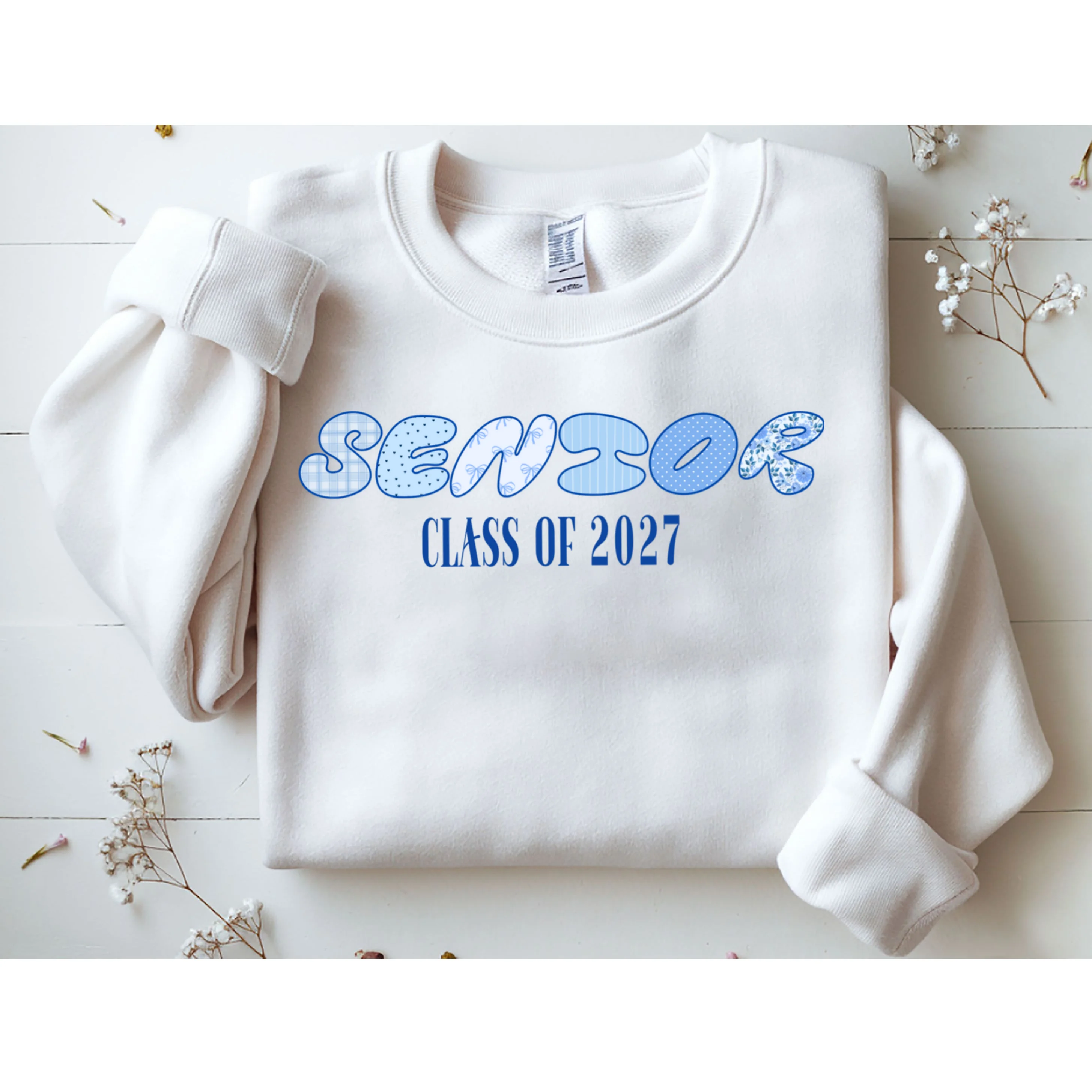 Cute Senior Class of Custom Year Sweatshirt - Front 1
