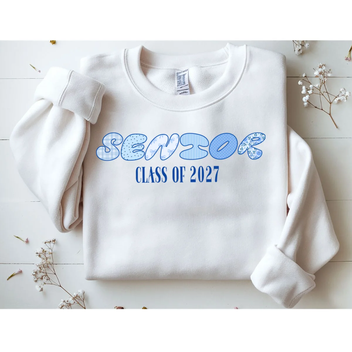 Cute Senior Class of Custom Year Sweatshirt - Front 1