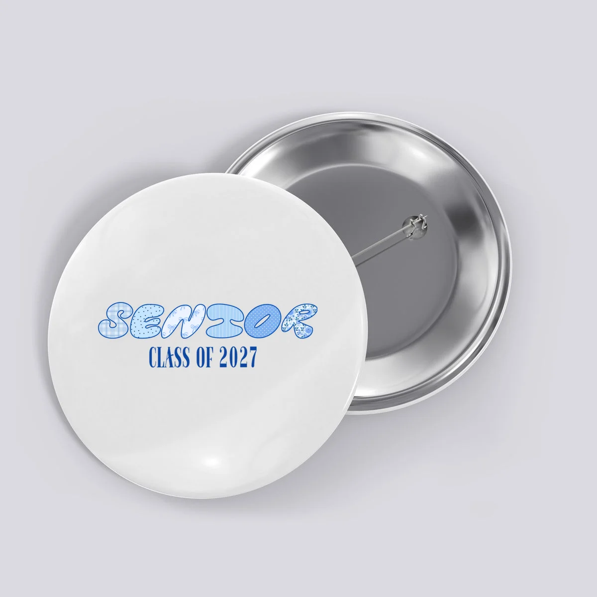 Cute Senior Class of Custom Year Button - Front