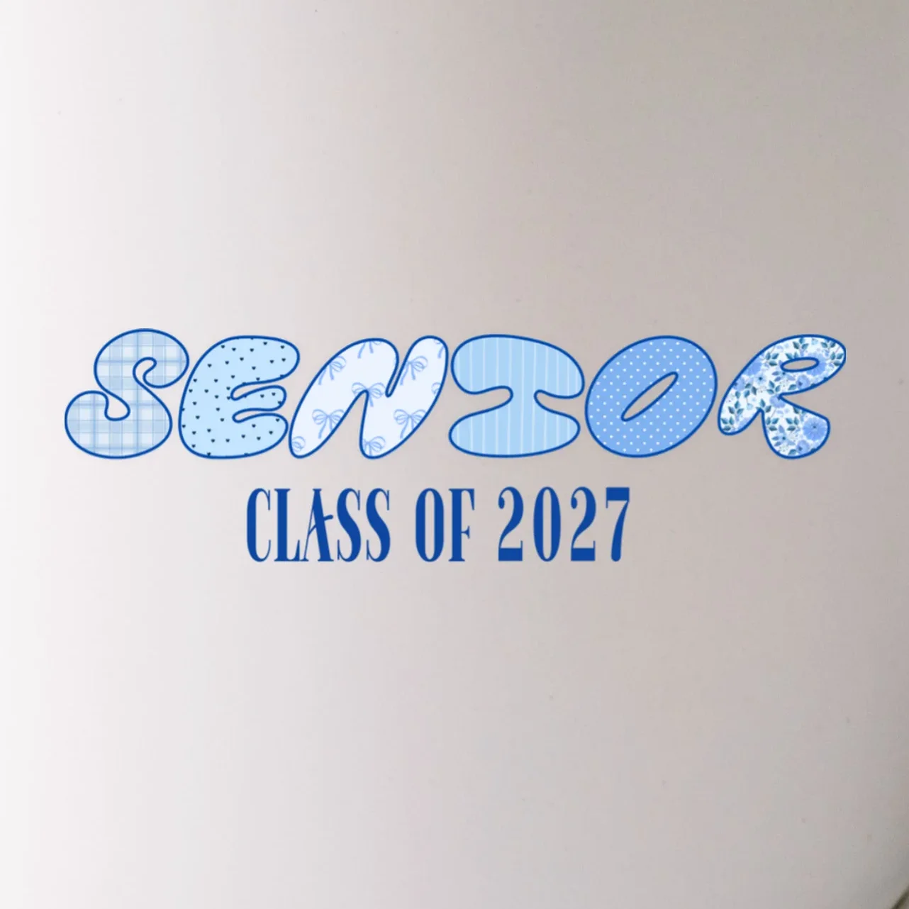 Cute Senior Class of Custom Year Mug - Front - Close-up