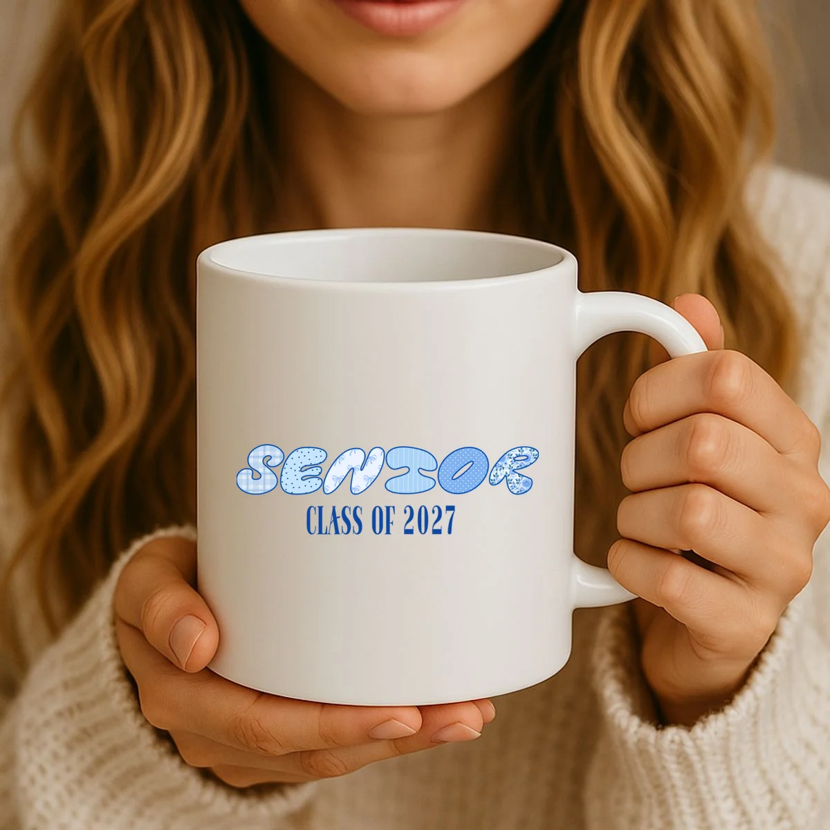 Cute Senior Class of Custom Year Coffee Mug - Front 2