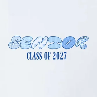 Cute Senior Class of Custom Year Men's Polo - Front - Close-up