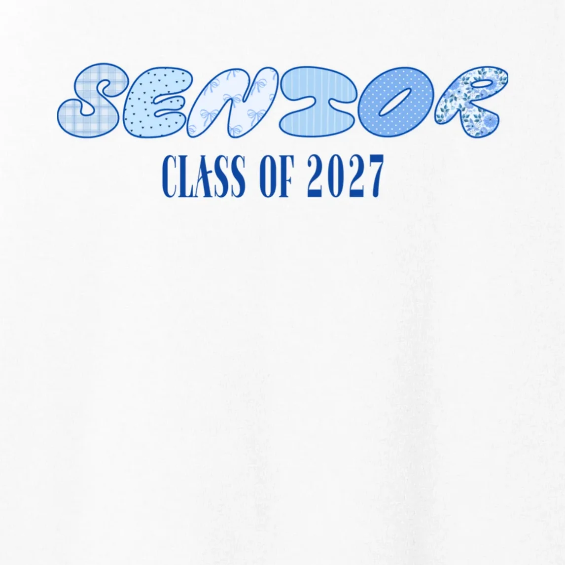 Cute Senior Class of Custom Year Women's Tank Top - Front - Close-up