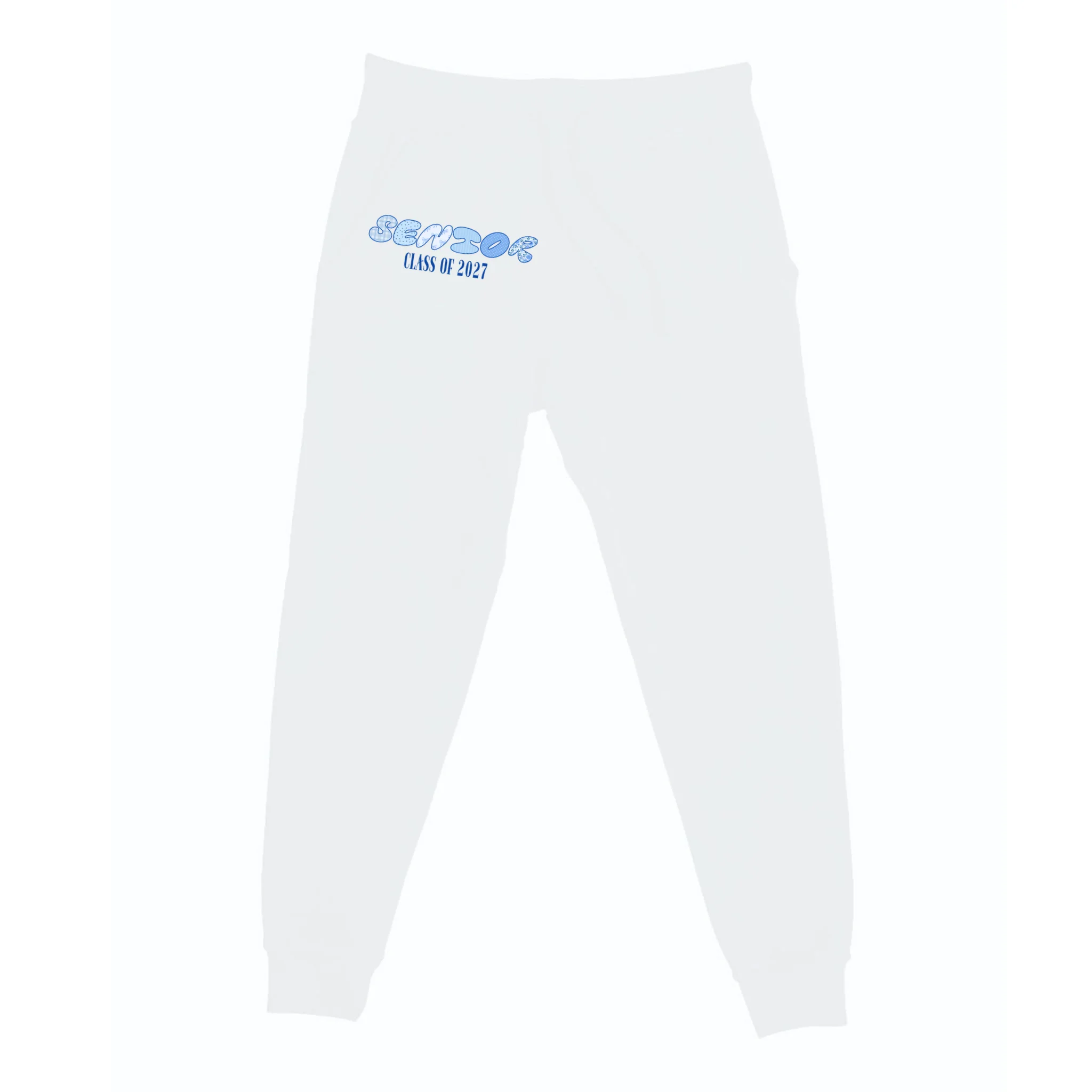Cute Senior Class of Custom Year Men's Sweatpants - Front