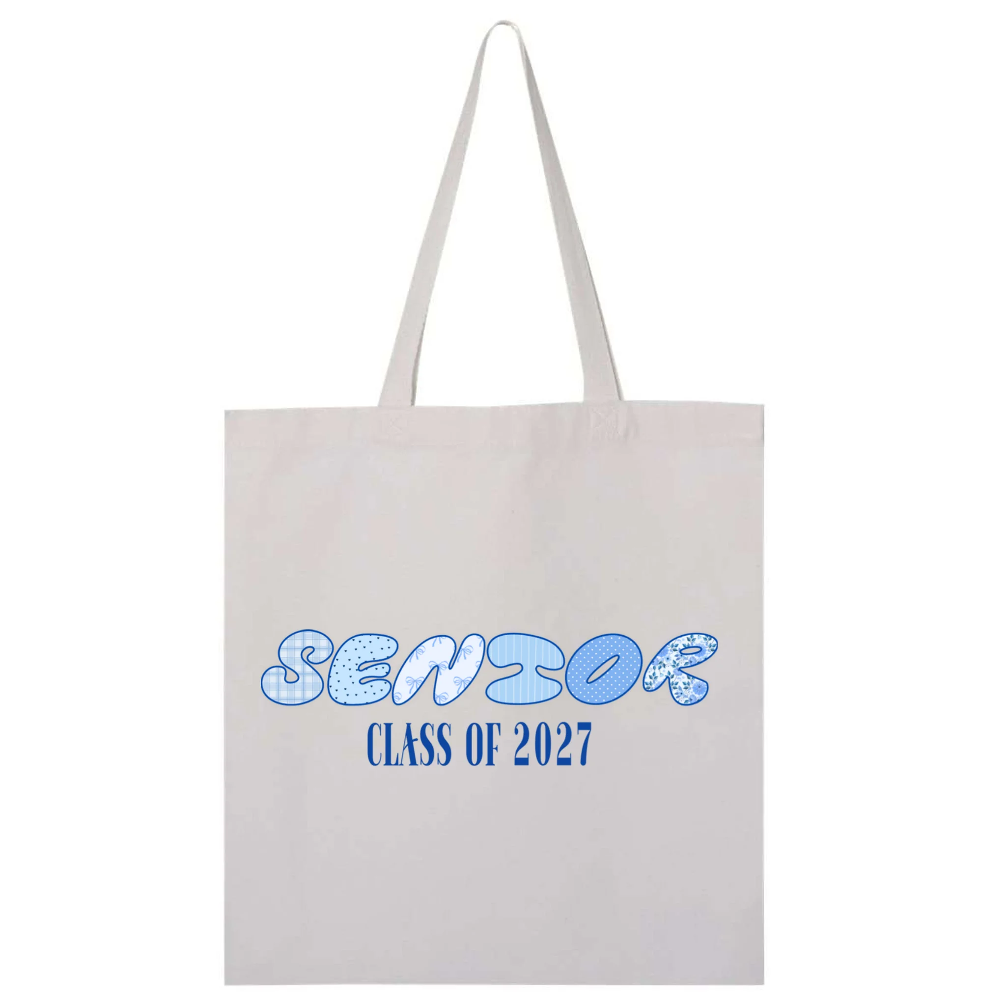Cute Senior Class of Custom Year Tote Bag Front