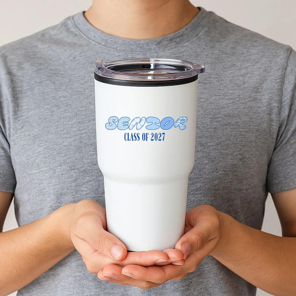 Cute Senior Class of Custom Year 20oz Tumbler - Front 1