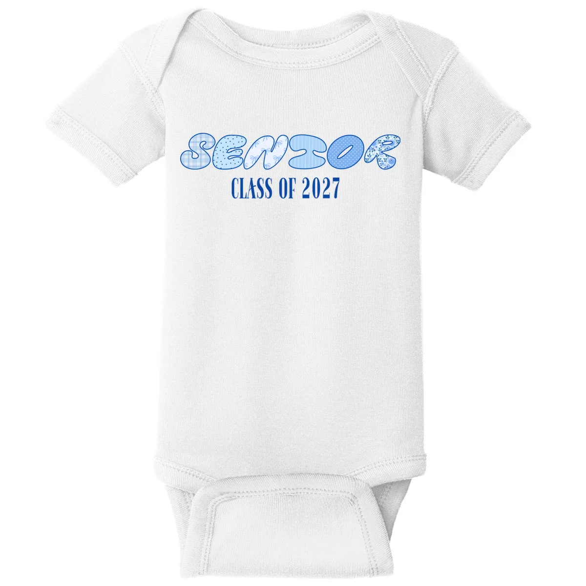 Cute Senior Class of Custom Year Baby Bodysuit - Front