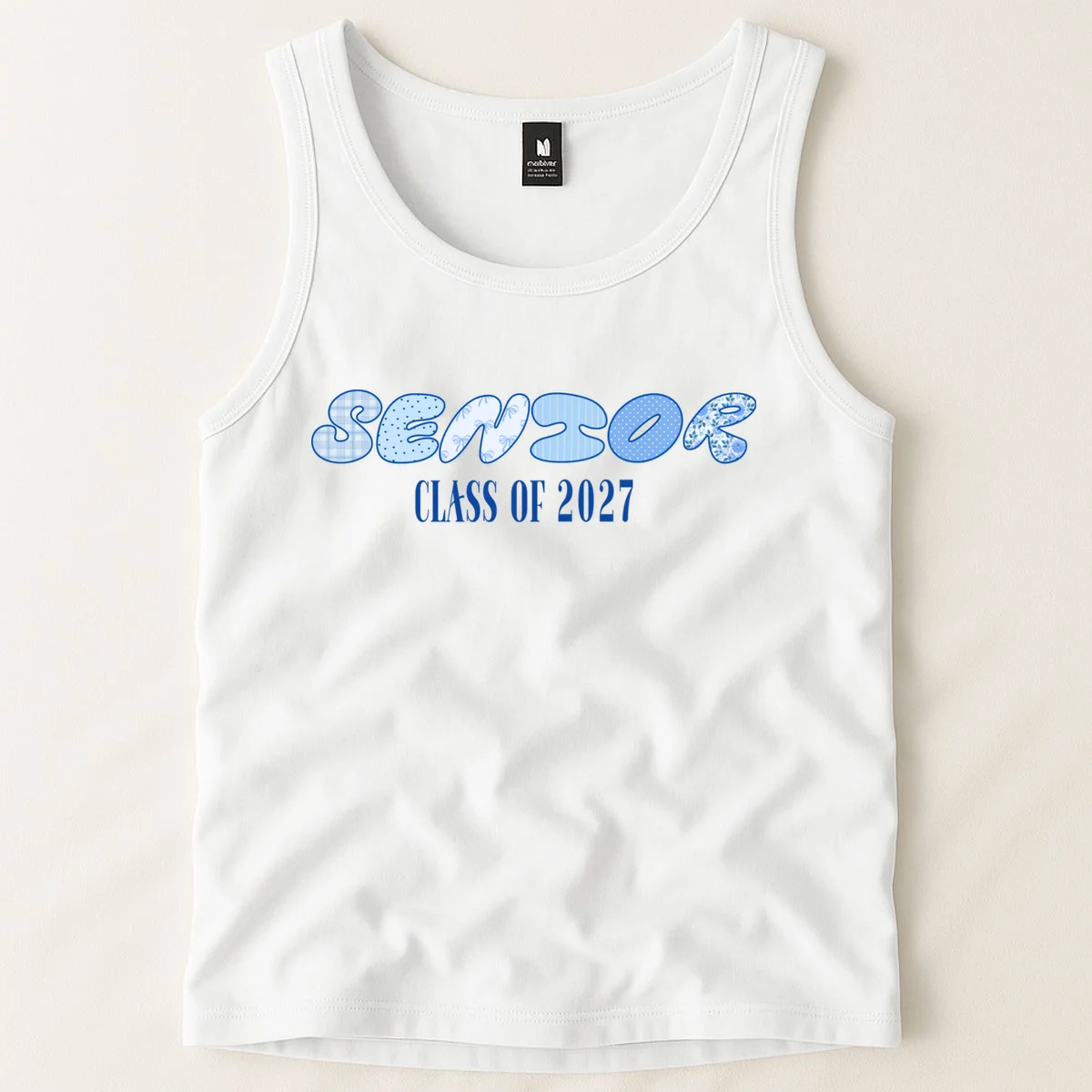Cute Senior Class of Custom Year Tank Top - Front 1
