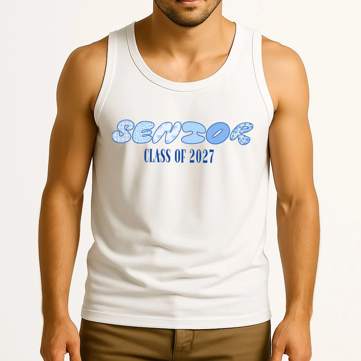 Cute Senior Class of Custom Year Tank Top - Front 2