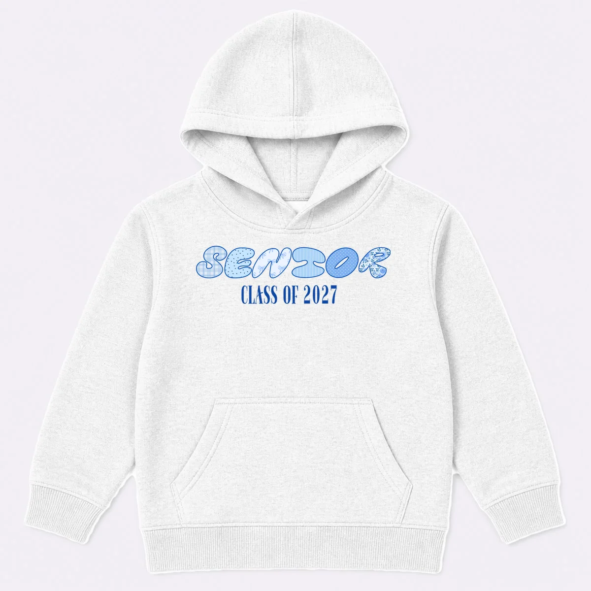 Cute Senior Class of Custom Year Kids Hoodie - Front