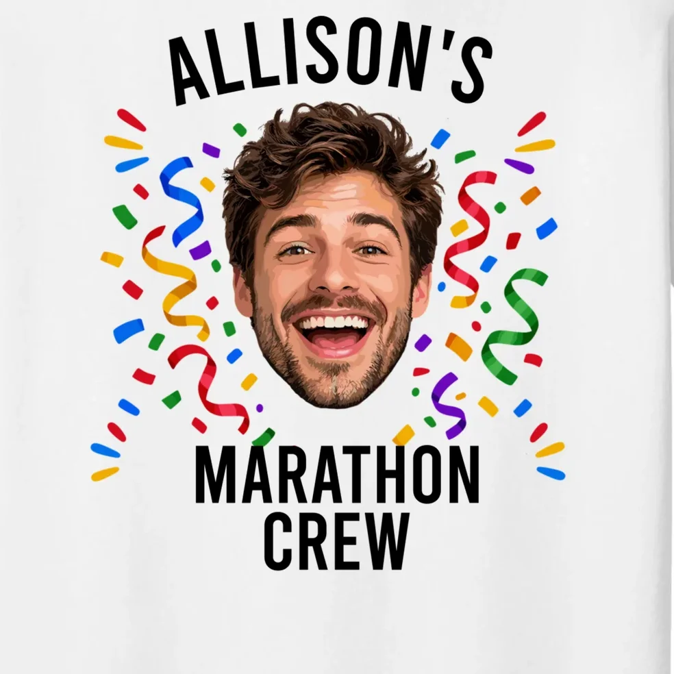 Marathon Personalized Photo Custom Gift - Runner Name & Face Marathon Crew Men's Pajamas - Front - Close-up