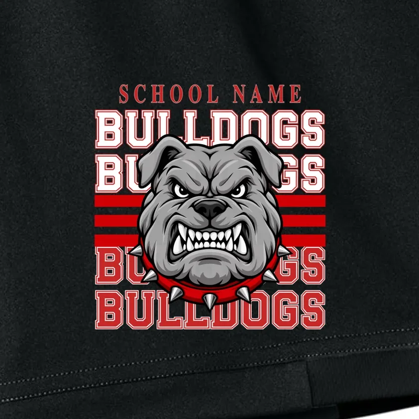 Custom School Gators Mascot Personalized Team Name Gift - School Spirit and Team Pride Kids Shorts - Front - Close-up