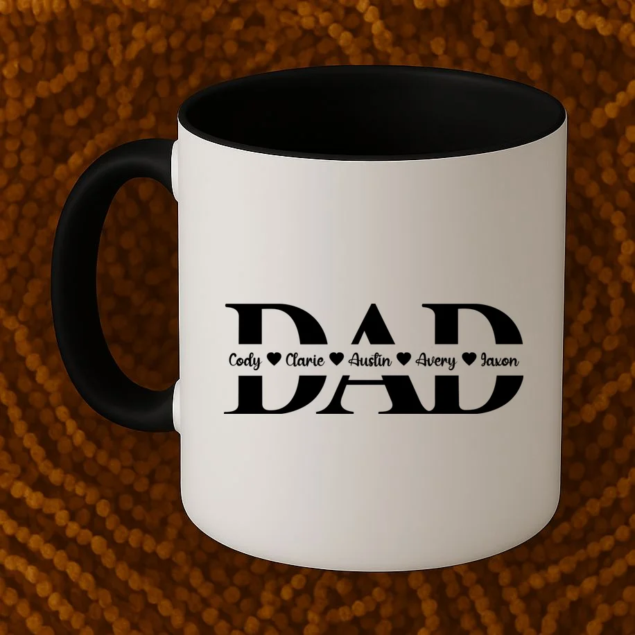 Our Little Legacy – Personalized Family Names Design Mug - Front 1