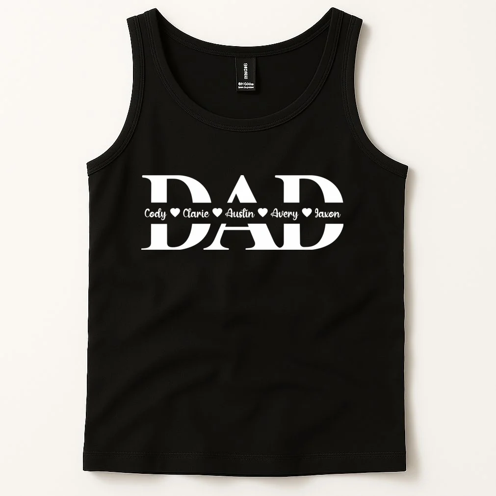Our Little Legacy – Personalized Family Names Design Men's Tank Top - Front 1