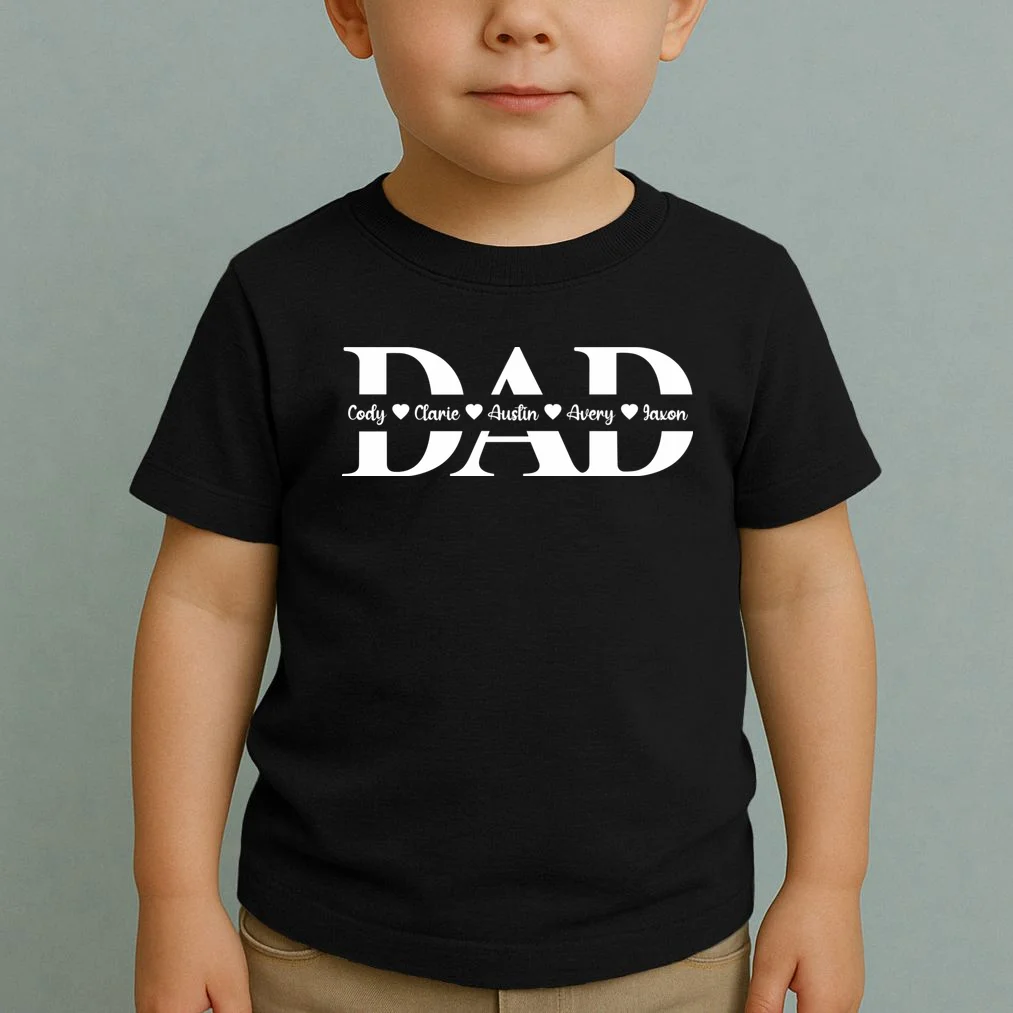 Our Little Legacy – Personalized Family Names Design Toddler T-Shirt - Front 1