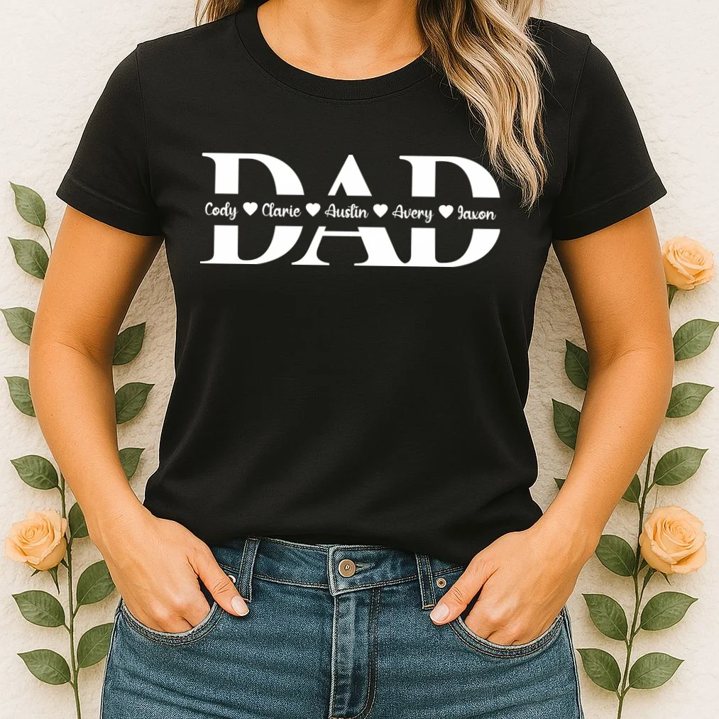 Our Little Legacy – Personalized Family Names Design Women's T-Shirt - Front 1