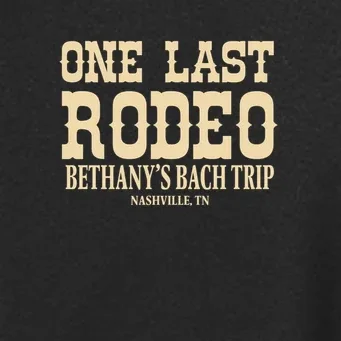 ONE LAST RODEO Bach Trip Nashville Customizable Women's Soft Jacket - Front - Close-up