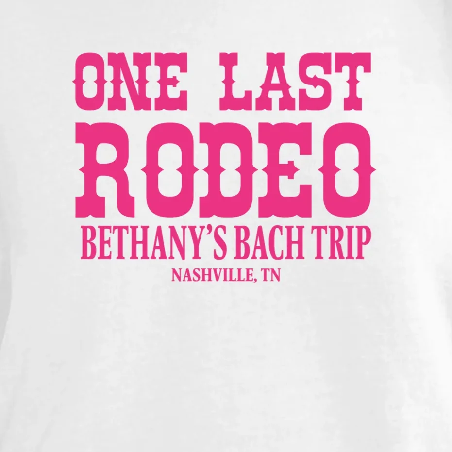 ONE LAST RODEO Bach Trip Nashville Customizable Comfort Colors Unisex T-Shirt - Front - Close-up