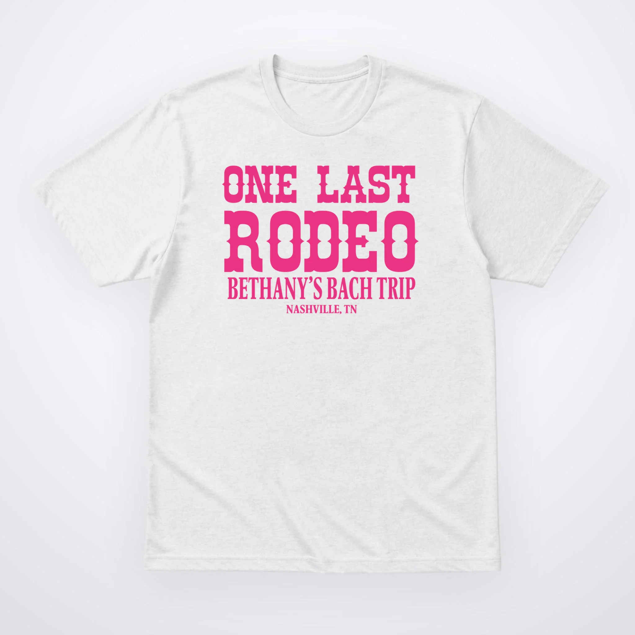 ONE LAST RODEO Bach Trip Nashville Customizable Men's T-Shirt - Front