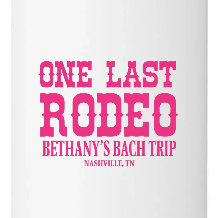 ONE LAST RODEO Bach Trip Nashville Customizable 24oz Water Bottle - Front - Close-up