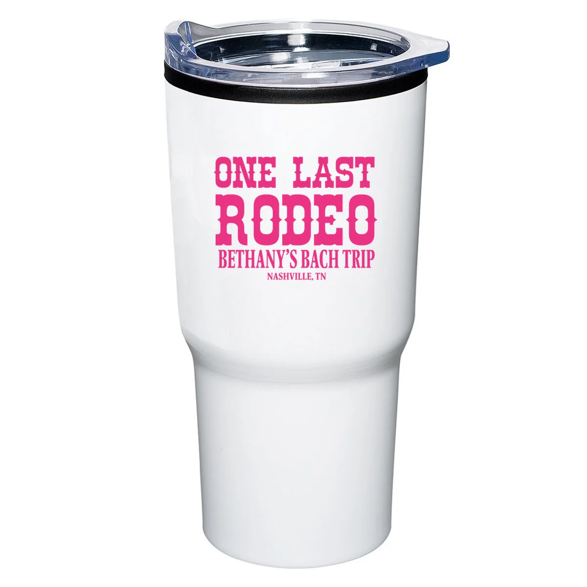 ONE LAST RODEO Bach Trip Nashville Customizable 20oz Tumbler - Front