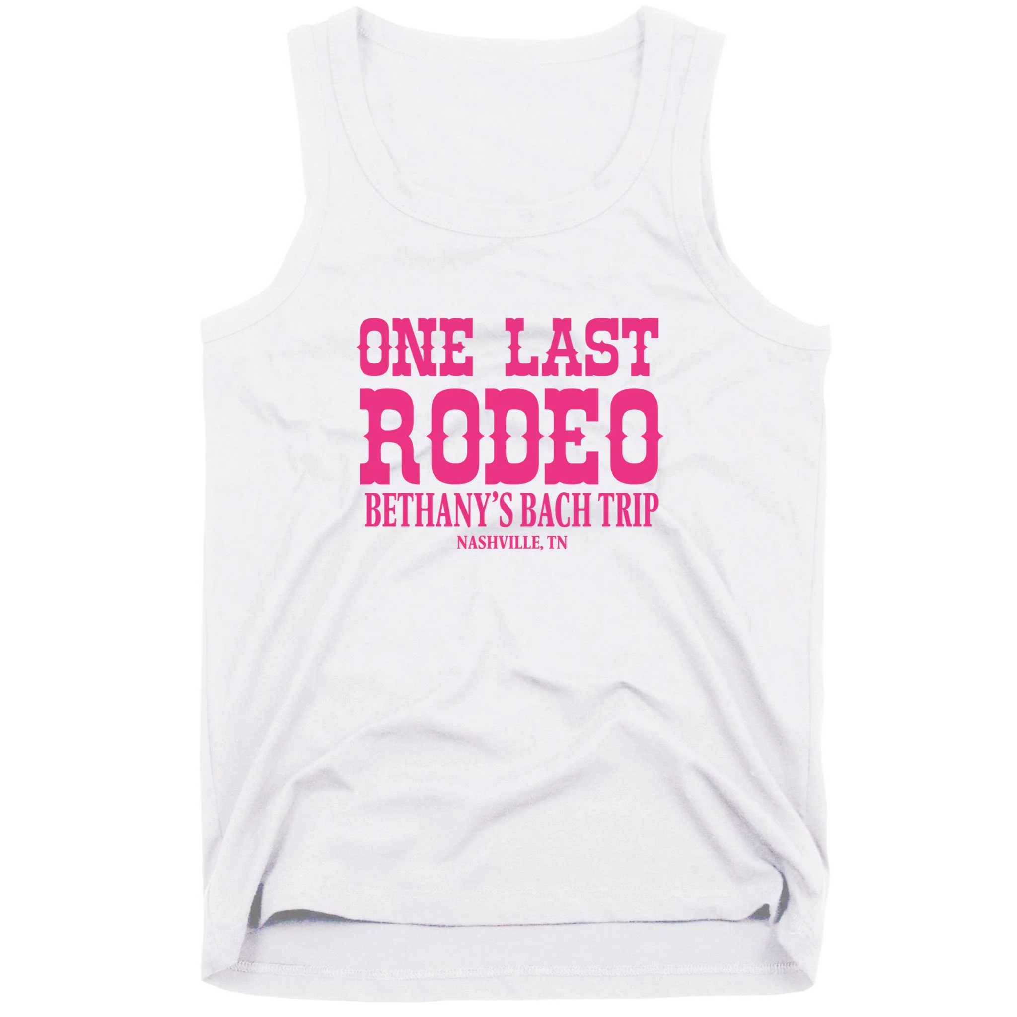 ONE LAST RODEO Bach Trip Nashville Customizable Men's Tank Top - Front