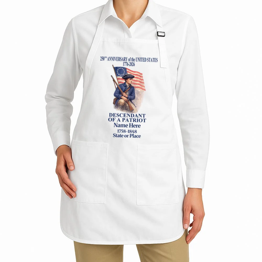 Personalized 250 Years Of America 250th Anniversary Custom Apron - Front 1